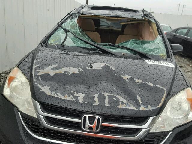 5J6RE3H59AL040839 - 2010 HONDA CR-V BLACK photo 9