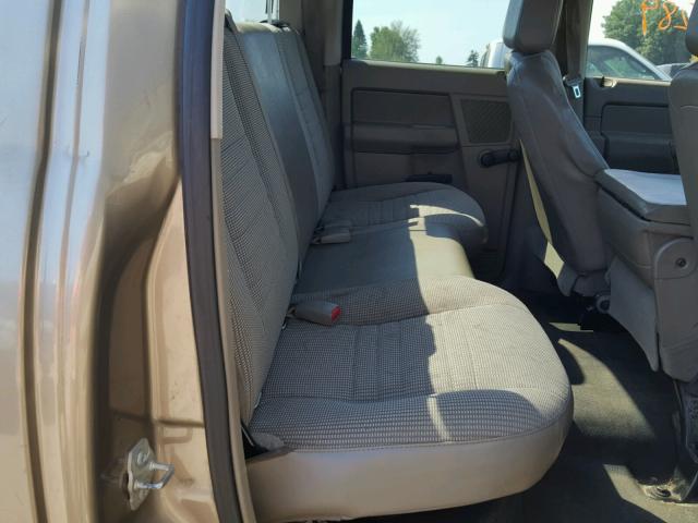 3D7KS28D27G803930 - 2007 DODGE RAM 2500 S BROWN photo 6