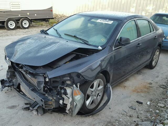 1G1ZA5EU0BF192638 - 2011 CHEVROLET MALIBU LS BLUE photo 2