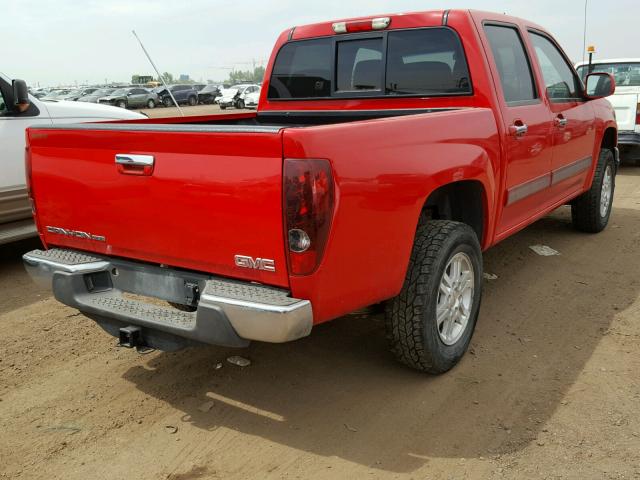 1GTH6PFE2C8131613 - 2012 GMC CANYON SLE RED photo 4