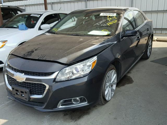 1G11D5SLXFF149298 - 2015 CHEVROLET MALIBU 2LT GRAY photo 2