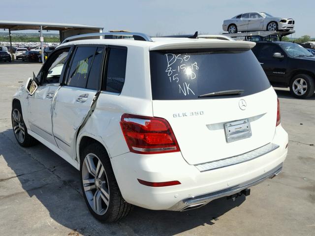 WDCGG5HB8EG185663 - 2014 MERCEDES-BENZ GLK 350 WHITE photo 3