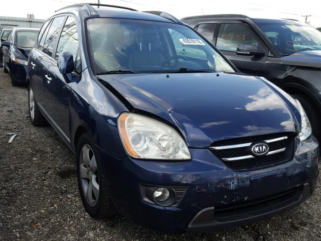 KNAFG526077120643 - 2007 KIA RONDO LX BLUE photo 1