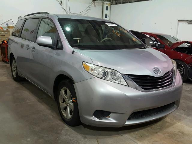 5TDKK3DC0BS070283 - 2011 TOYOTA SIENNA LE SILVER photo 1