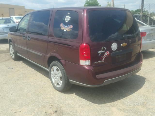 1GNDV23W28D132607 - 2008 CHEVROLET UPLANDER L 红色 照片 3