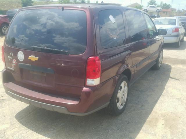 1GNDV23W28D132607 - 2008 CHEVROLET UPLANDER L RED photo 4