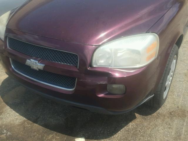 1GNDV23W28D132607 - 2008 CHEVROLET UPLANDER L 红色 照片 9