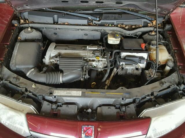 1G8AL52F93Z108959 - 2003 SATURN ION LEVEL MAROON photo 7