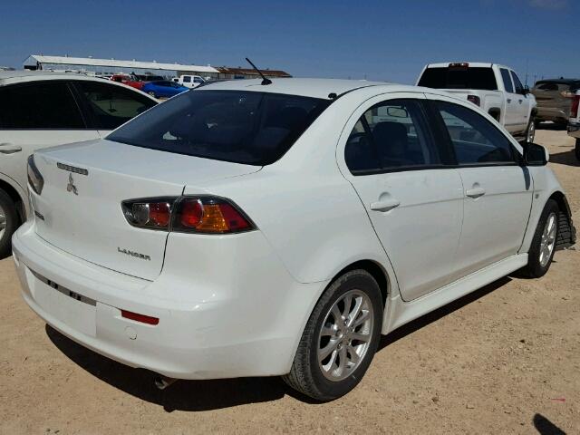 JA32U2FU7CU031678 - 2012 MITSUBISHI LANCER ES/ WHITE photo 4