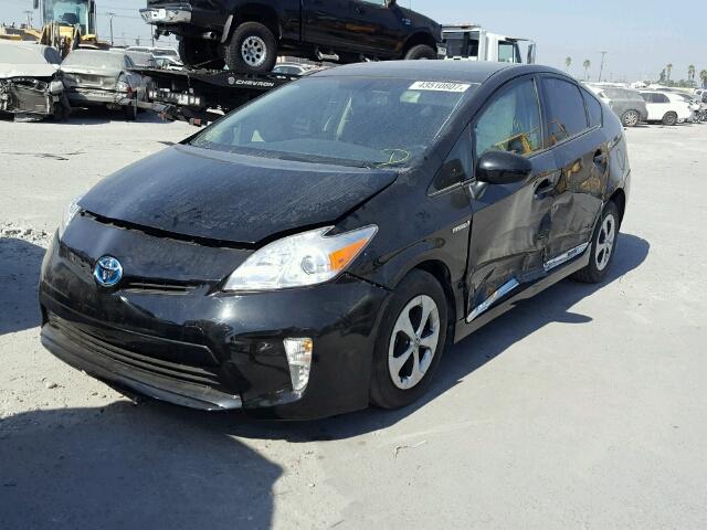 JTDKN3DU3D5639510 - 2013 TOYOTA PRIUS 黑色 照片 2