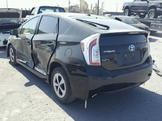 JTDKN3DU3D5639510 - 2013 TOYOTA PRIUS 黑色 照片 3