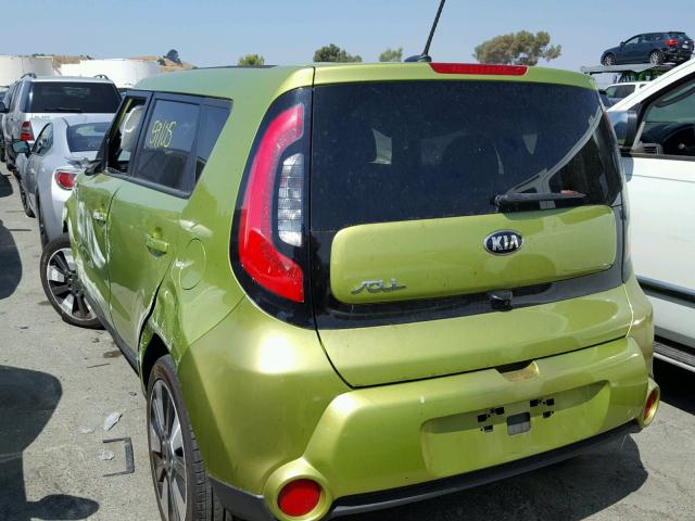 KNDJX3A53E7039689 - 2014 KIA SOUL ! GREEN photo 3