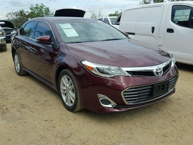 4T1BK1EB3EU106165 - 2014 TOYOTA AVALON BAS BURGUNDY photo 1