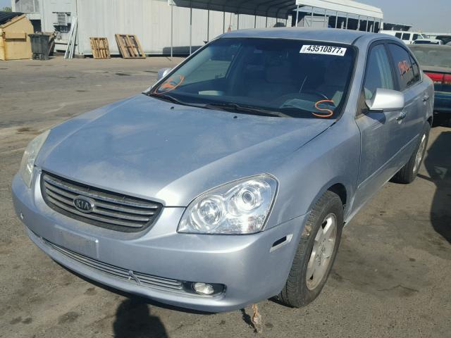 KNAGE123565026504 - 2006 KIA OPTIMA LX SILVER photo 2