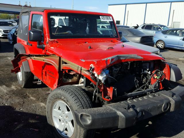 1C4GJWAG6HL631792 - 2017 JEEP WRANGLER S წითელი ფოტო 1