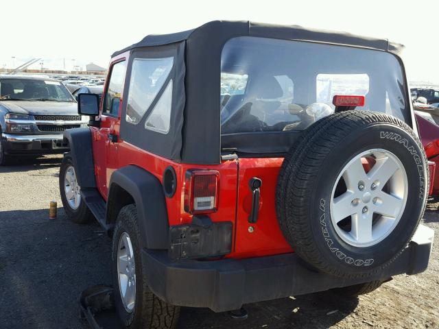 1C4GJWAG6HL631792 - 2017 JEEP WRANGLER S წითელი ფოტო 3