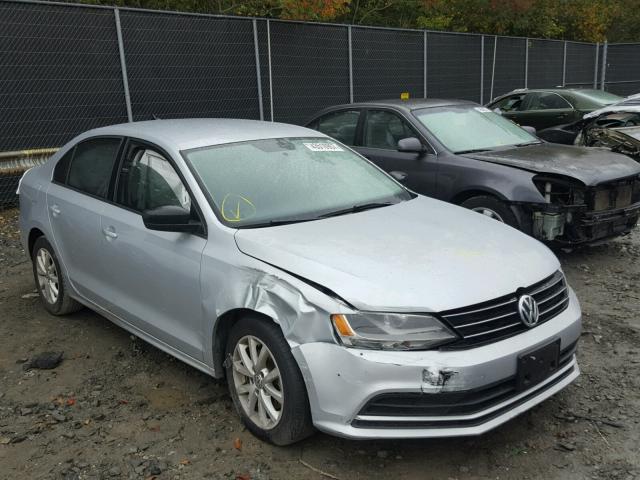 3VWD17AJXFM268359 - 2015 VOLKSWAGEN JETTA SE SILVER photo 1