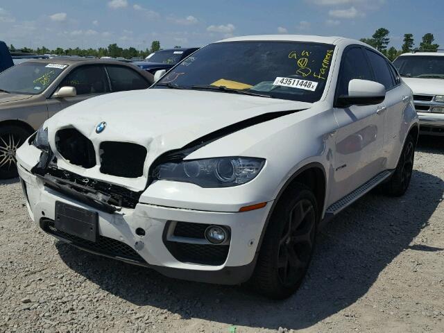 5UXFG2C57DL785158 - 2013 BMW X6 XDRIVE3 WHITE photo 2
