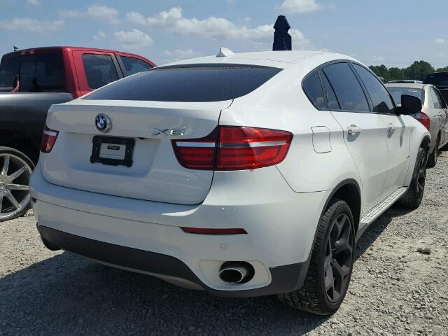 5UXFG2C57DL785158 - 2013 BMW X6 XDRIVE3 WHITE photo 4