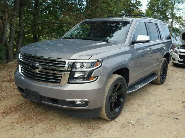 1GNSCCKC8HR156696 - 2017 CHEVROLET TAHOE C150 GRAY photo 2