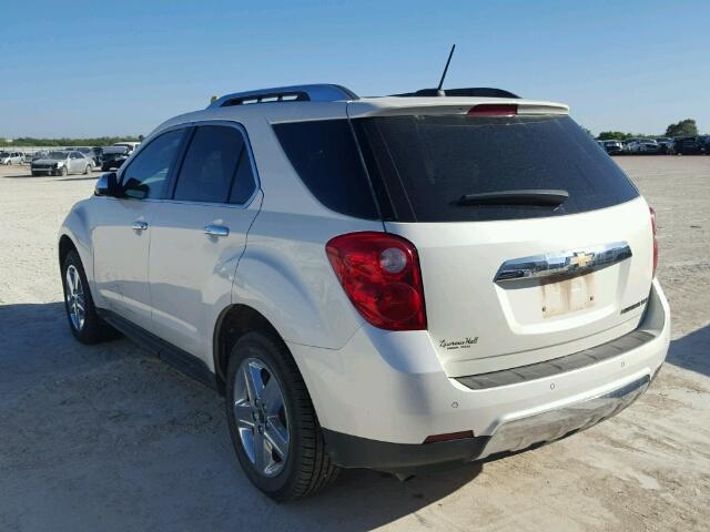 1GNALDEK0FZ104559 - 2015 CHEVROLET EQUINOX LT WHITE photo 3