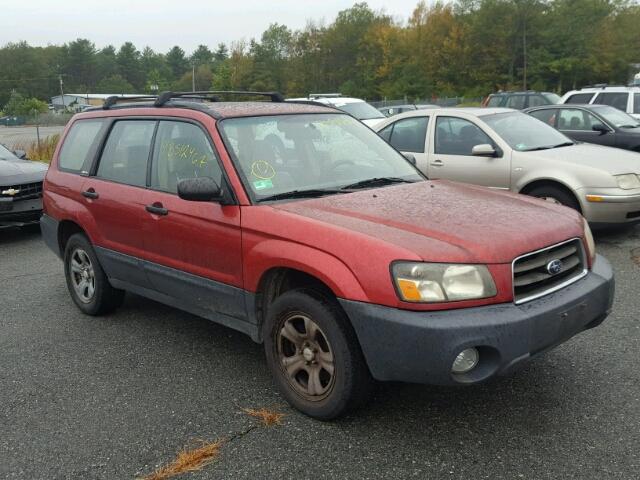 JF1SG636X3H769642 - 2003 SUBARU FORESTER RED photo 1