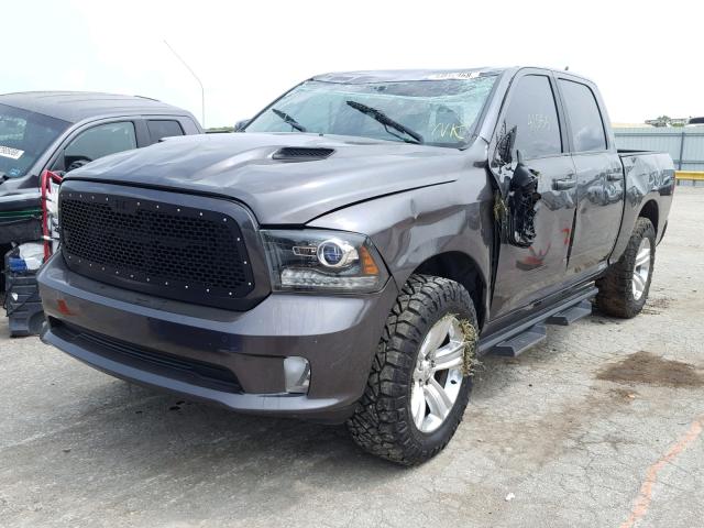 1C6RR7MT9FS510670 - 2015 RAM 1500 SPORT GRAY photo 2