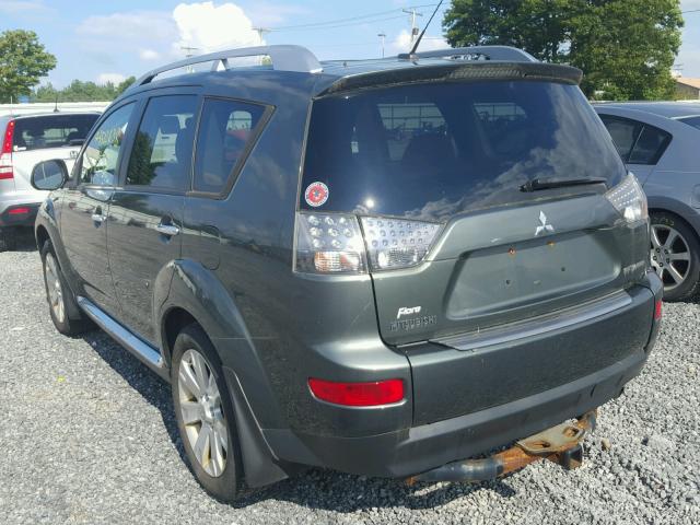 JA4LT31W59Z012821 - 2009 MITSUBISHI OUTLANDER GREEN photo 3