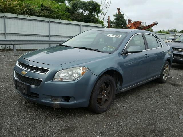 1G1ZH57B194231721 - 2009 CHEVROLET MALIBU 1LT GREEN photo 2