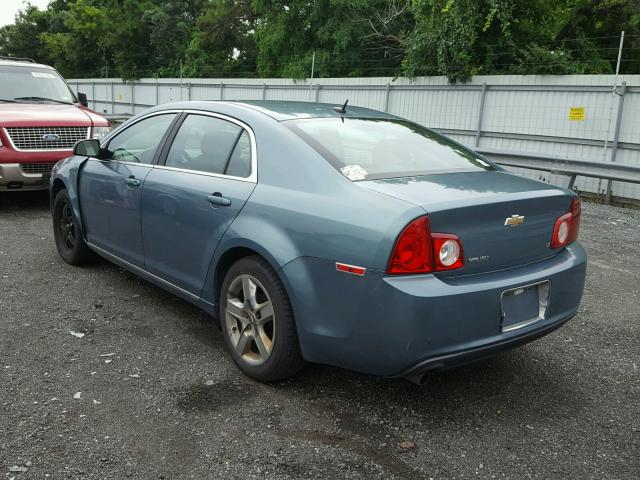 1G1ZH57B194231721 - 2009 CHEVROLET MALIBU 1LT GREEN photo 3