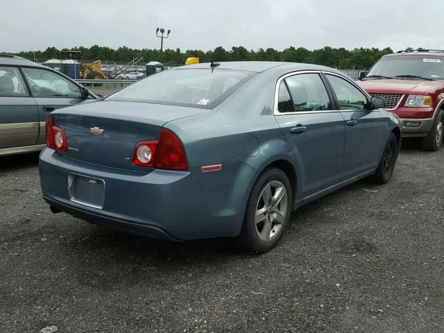 1G1ZH57B194231721 - 2009 CHEVROLET MALIBU 1LT GREEN photo 4