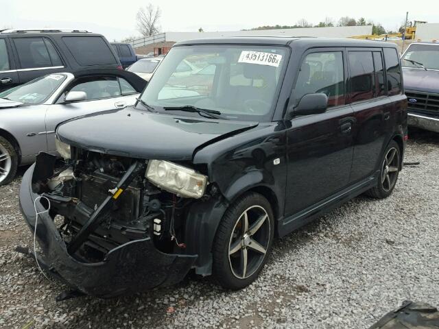 JTLKT324964083788 - 2006 TOYOTA SCION XB BLACK photo 2