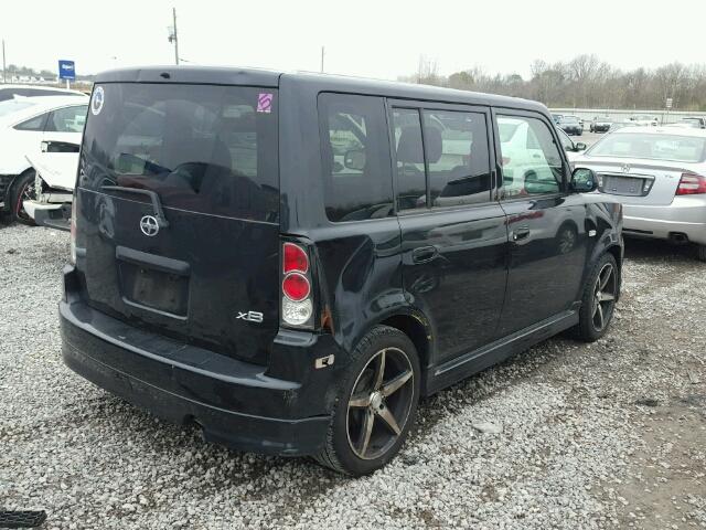 JTLKT324964083788 - 2006 TOYOTA SCION XB BLACK photo 4