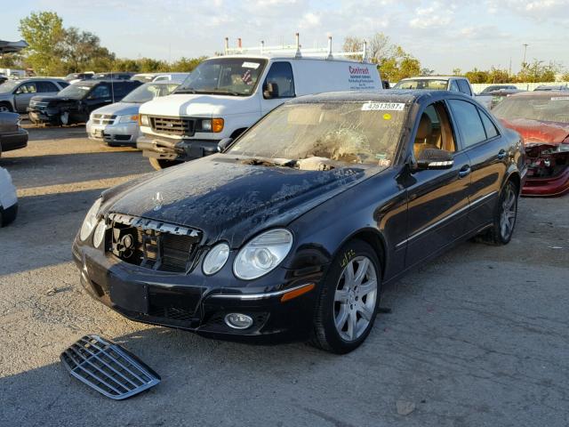 WDBUF87X47X214278 - 2007 MERCEDES-BENZ E 350 4MAT BLACK photo 2