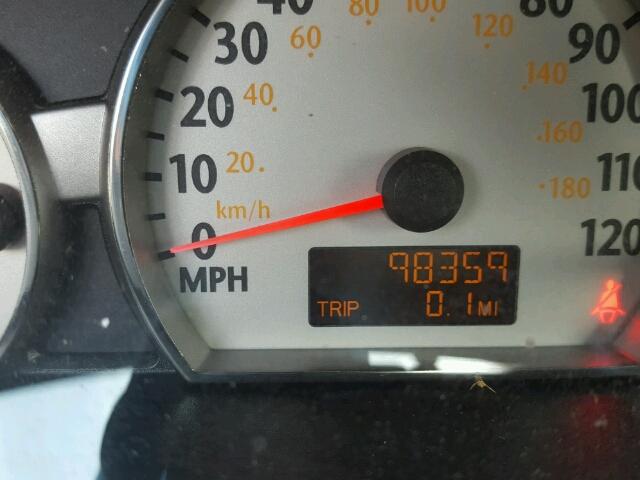 1G8AL54F35Z119701 - 2005 SATURN ION LEVEL RED photo 8