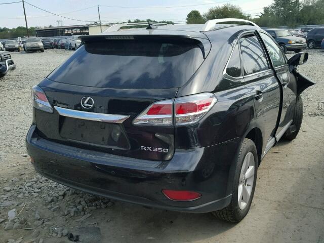 2T2BK1BA5DC194868 - 2013 LEXUS RX 350 BLACK photo 4