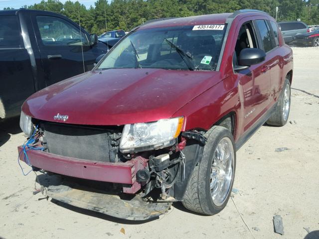 1C4NJCBB4CD557560 - 2012 JEEP COMPASS 红色 照片 2