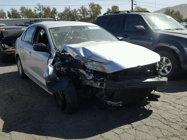 3VW2K7AJ3DM406356 - 2013 VOLKSWAGEN JETTA BASE 银色 照片 1