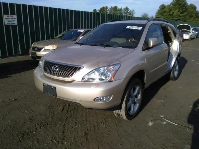 2T2HA31U24C006098 - 2004 LEXUS RX 330 GOLD photo 2