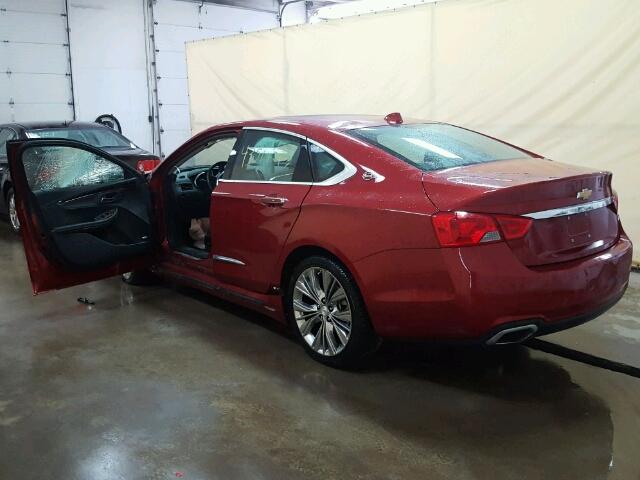 2G1155S34E9160382 - 2014 CHEVROLET IMPALA LTZ RED photo 3