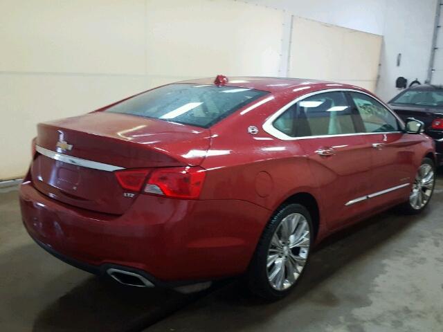 2G1155S34E9160382 - 2014 CHEVROLET IMPALA LTZ RED photo 4