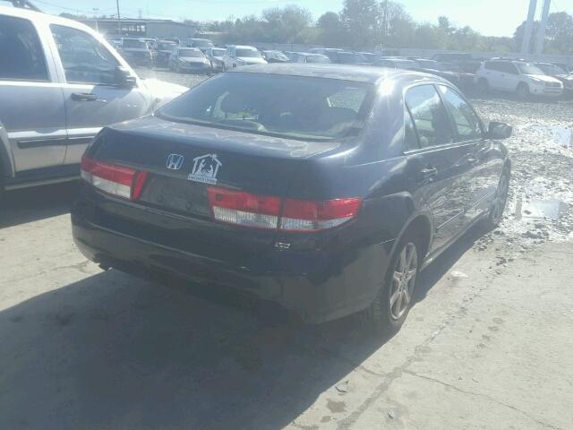 1HGCM66513A035122 - 2003 HONDA ACCORD BLACK photo 4