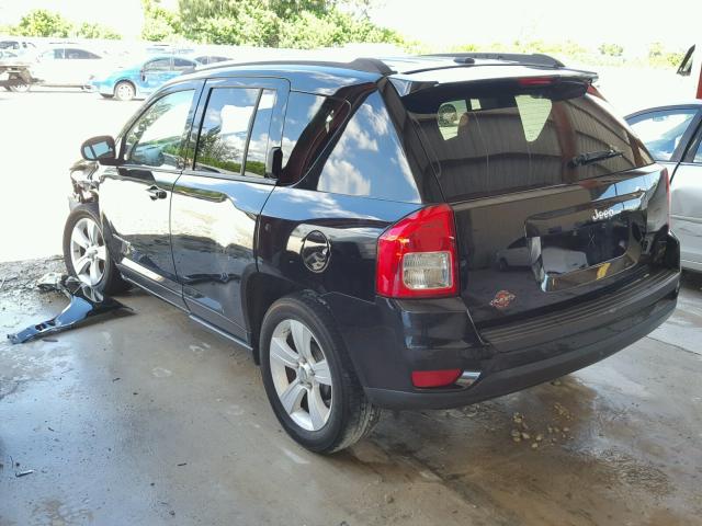 1C4NJCBA6CD692370 - 2012 JEEP COMPASS SP BLACK photo 3