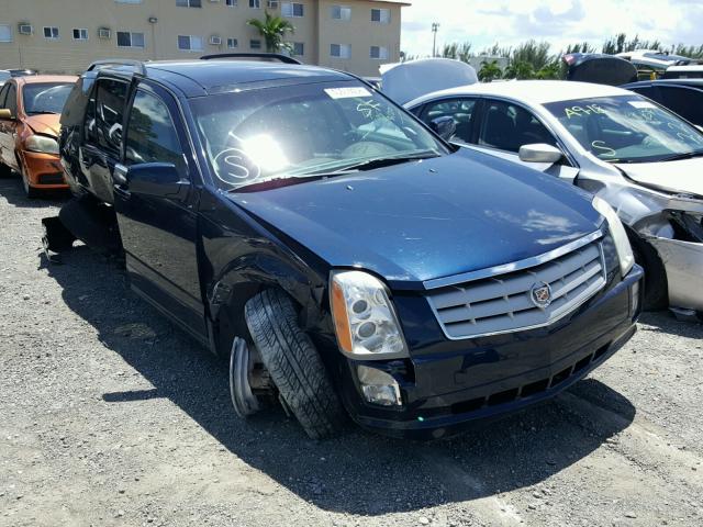 1GYEE637280181305 - 2008 CADILLAC SRX BLUE photo 1