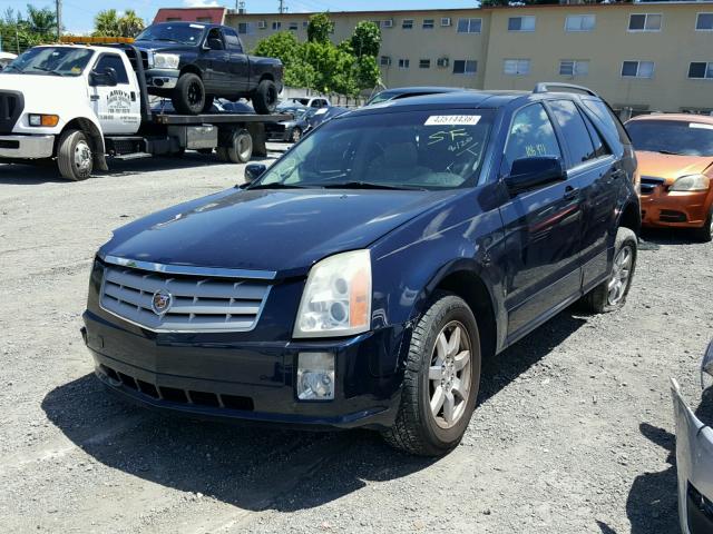 1GYEE637280181305 - 2008 CADILLAC SRX BLUE photo 2