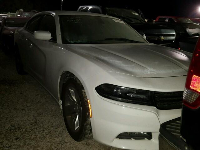 2C3CDXHG7GH234965 - 2016 DODGE CHARGER SX WHITE photo 1