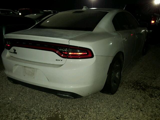 2C3CDXHG7GH234965 - 2016 DODGE CHARGER SX WHITE photo 4