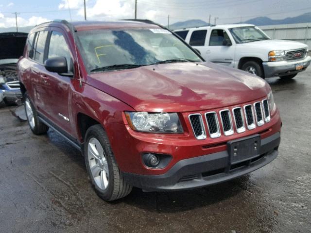 1C4NJDBBXFD269469 - 2015 JEEP COMPASS SP RED photo 1