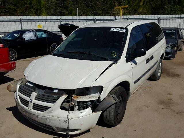 1D4GP24R35B323388 - 2005 DODGE GRAND CARA WHITE photo 2