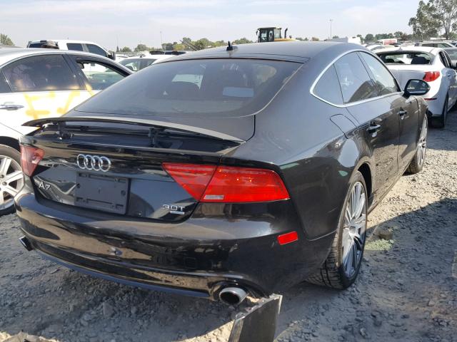 WAUSGAFC8CN017788 - 2012 AUDI A7 PRESTIG BLACK photo 4